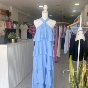 Vestido azul claro